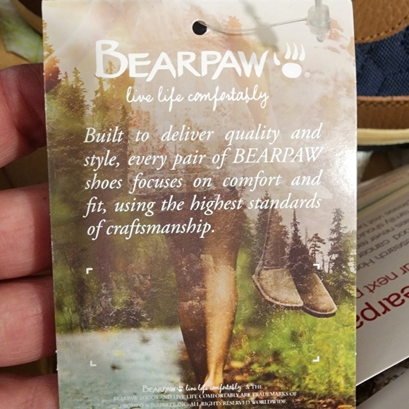 BearPaw Marina Waterproof Quilted Faux Fur Snow Boot in Hickory II, Size 6. NIB - Picture 13 of 14